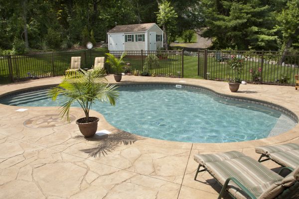 Concrete Pool Deck Repair in Franklin