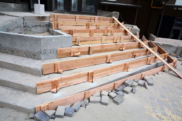 Cement Step Repair in Franklin